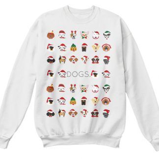 Christmas With Dog Sweatshirt