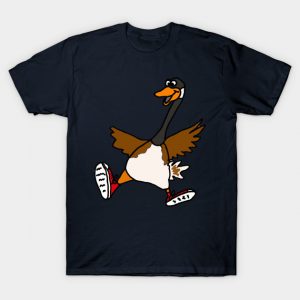 Funny Cute Silly Goose Cartoon T Shirt