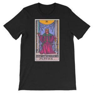 Justice Tarot Card T Shirt