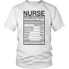 Nurse Nutritional Facts T Shirt