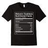 Queen Melanin Goddess Nutritional Facts T-Shirt