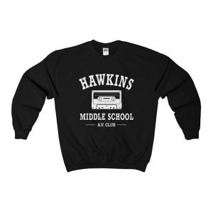 Stranger Things Merch Hawkins Middle School Sweatshirt