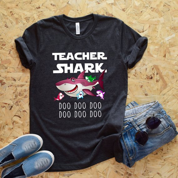 Teacher Shark Shirt Doo Doo FunnyBaby Shark Tshirt