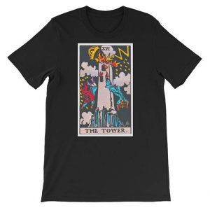 The Tower Tarot Card T Shirt