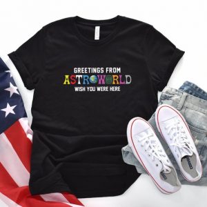 Travis Scott Astroworld Shirt Tour Greetings From Astroworld Album Tshirt