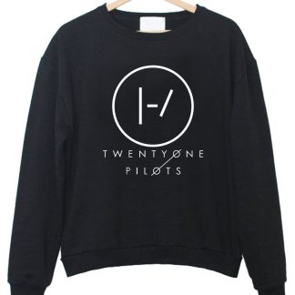 Twenty One Pilots Inspired Round Logo Sweatshirt