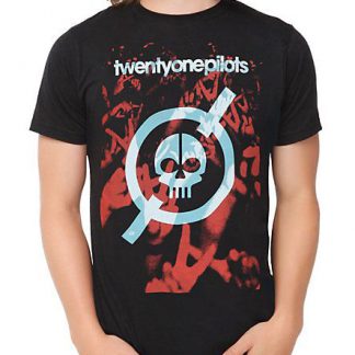 Twenty One Pilots Skull Crowd Hands T Shirt