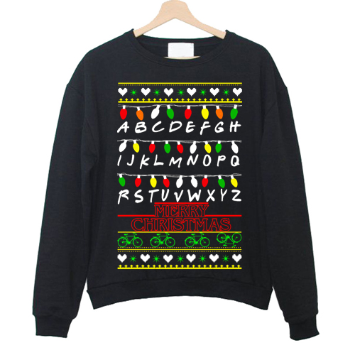 Stranger Things Merry Christmas Sweatshirt