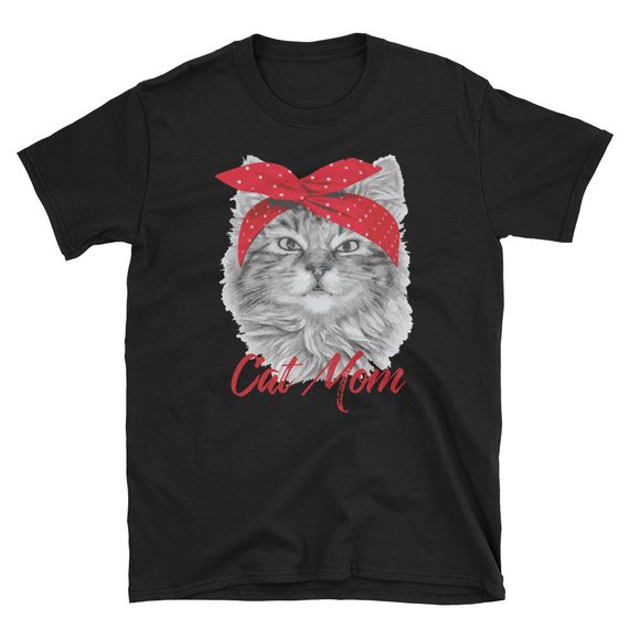 Cat Mom T Shirt