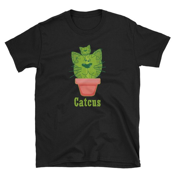 Catcus Cat Cactus T Shirt