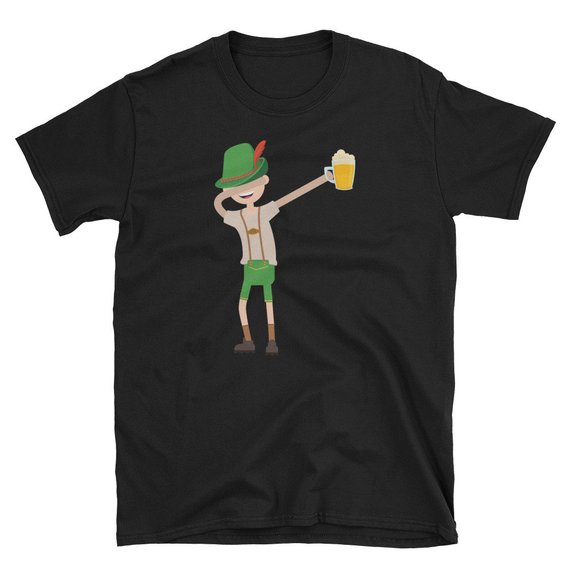 Cool Dabbing German Man With Beer Mug Oktoberfest T Shirt