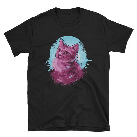 Cute Cat Kitty Artistic T Shirt