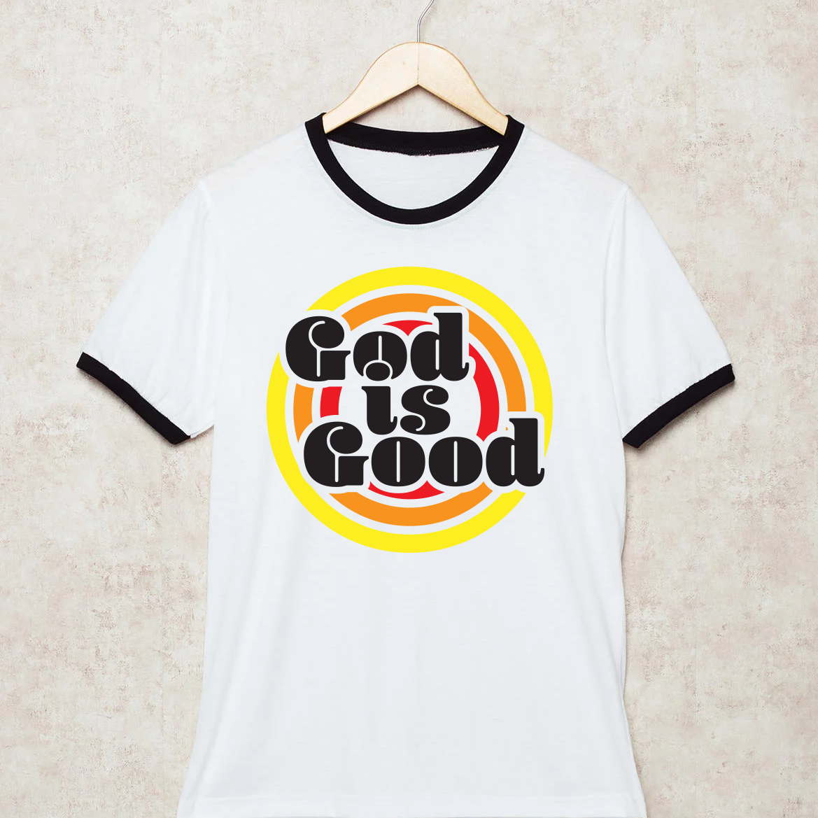 God Is Good Ringer Shirt