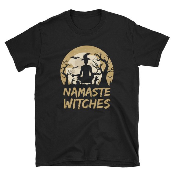 Namaste Witches Yoga Unisex T Shirt