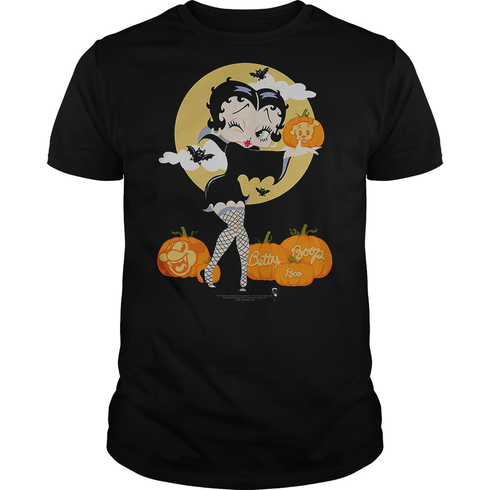 Betty Boop Vamp Pumpkins T Shirt