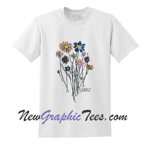 Gnarly Bouquet Flower T Shirt