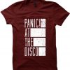 Panic at the disco Bars T Shirt