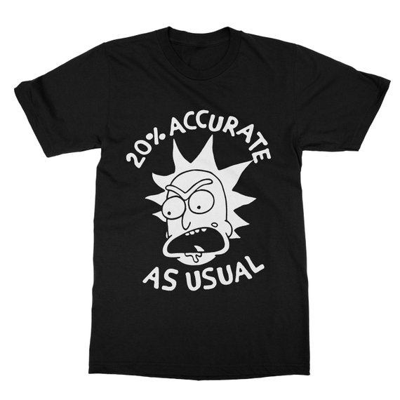 Accurate As Usual Rick and Morty T-Shirt