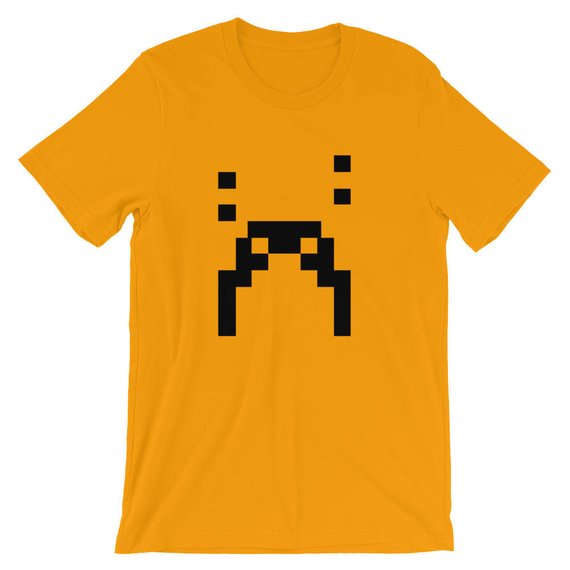 Adventure Atari Retro Video Game Bat Character Short-Sleeve Unisex T-Shirt