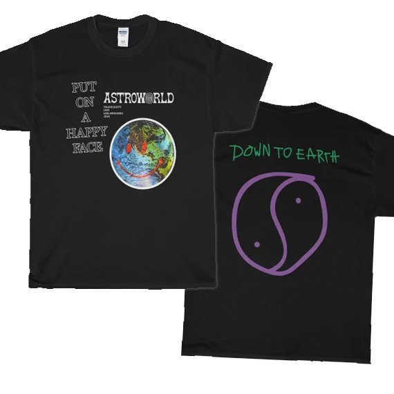 Astroworld T Shirt 2018 2 Side Print T Shirt