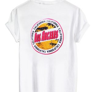 California Los Angeles tshirt back