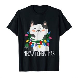 Meowy Christmas Holiday Tshirt