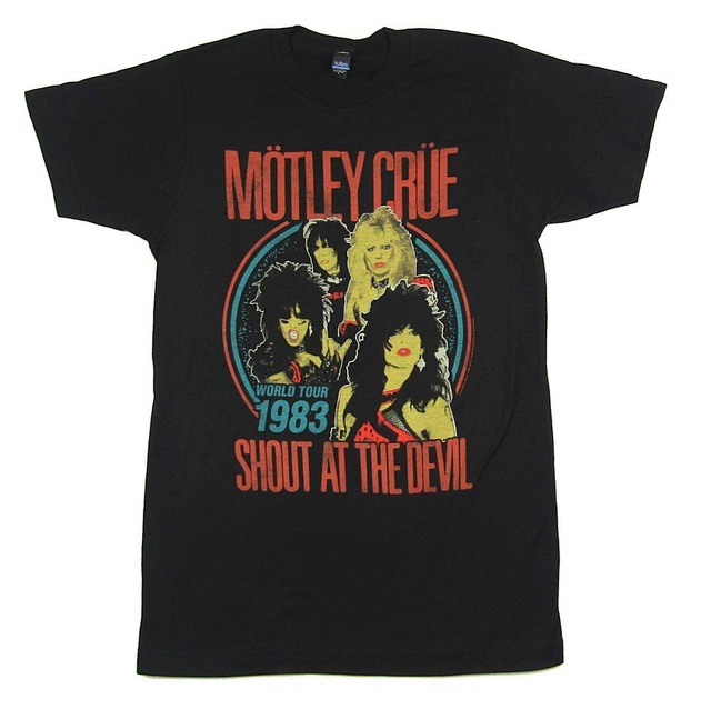 Motley Crue Shout At The Devil World Tour 1983 T Shirt