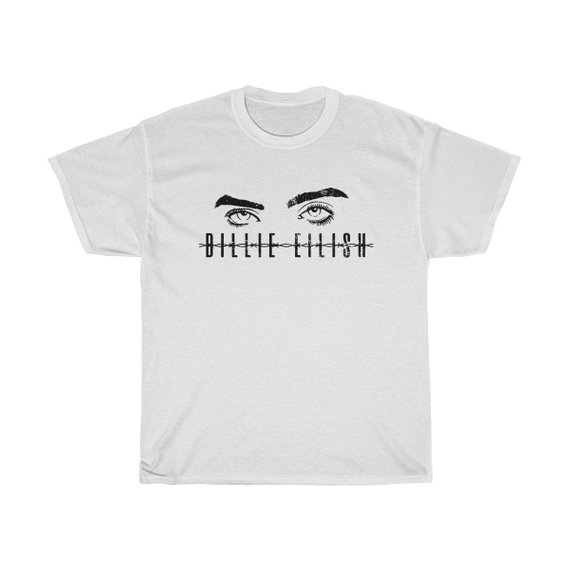 Billie Eilish Eyes Distressed Unisex T Shirt