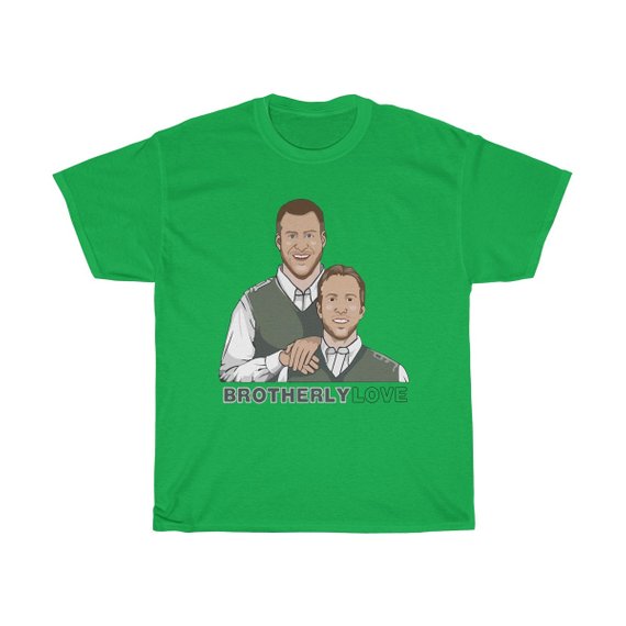 Philadelphia Eagles Carson Wentz And Nick Foles Brotherly Love T Shirt