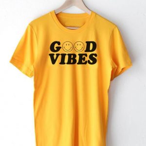 Good Vibes Smiley T Shirt