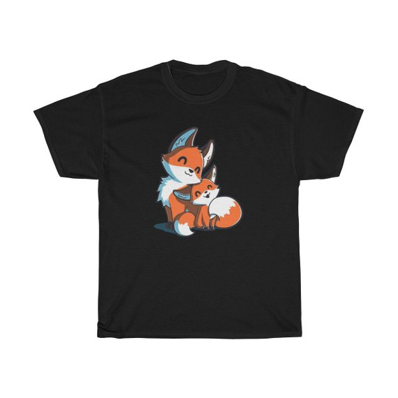 Mama Baby Fox T Shirt
