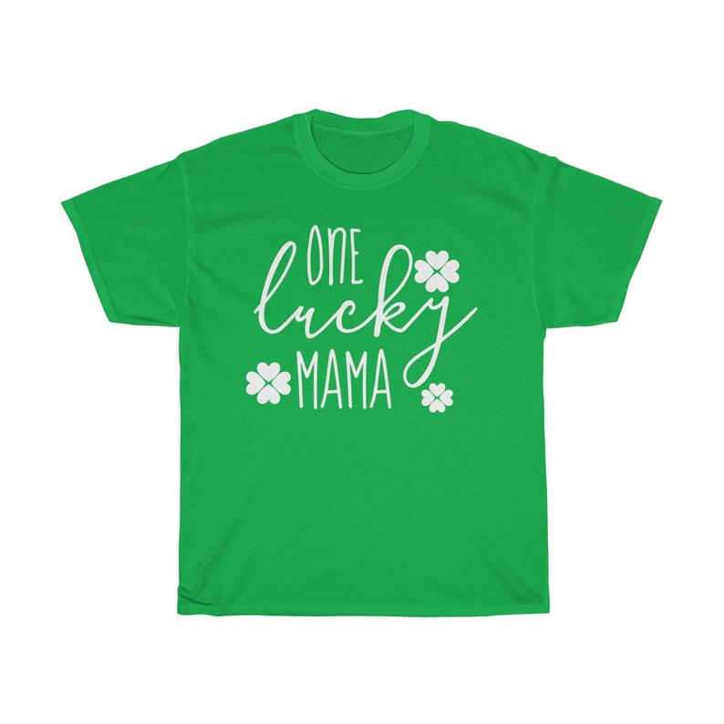 One Lucky Mama Clover Shamrock Unisex T Shirt