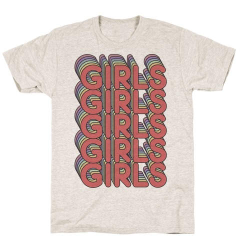 Girls Retro Rainbow T-Shirt