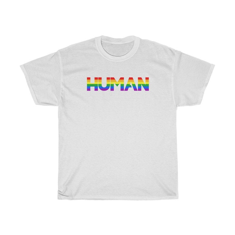 Human Gay Pride T Shirt