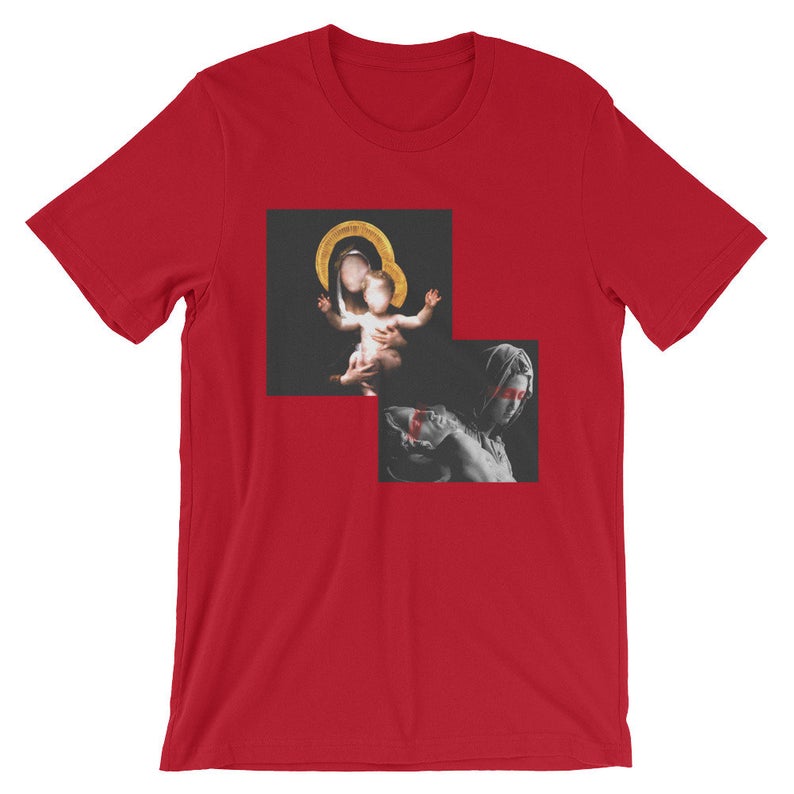 Inspired Holy Mary, Jesus T-shirt