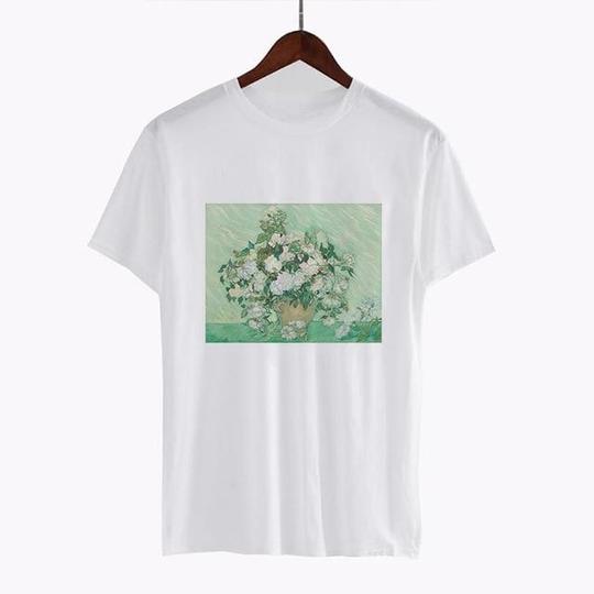 Vincent van Gogh Roses T Shirt