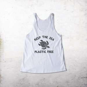 Keep The Sea Plastic Free Turtle Tank Top