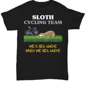 Cycling Sloth T Shirt