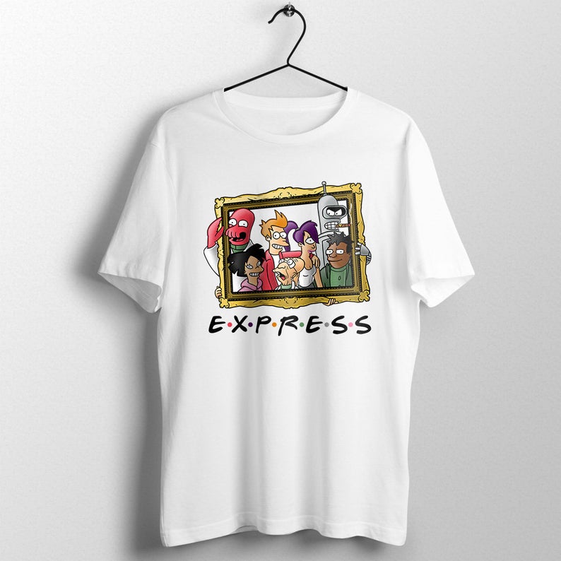 Friends Express - Futurama Planet Express Fry T-Shirt