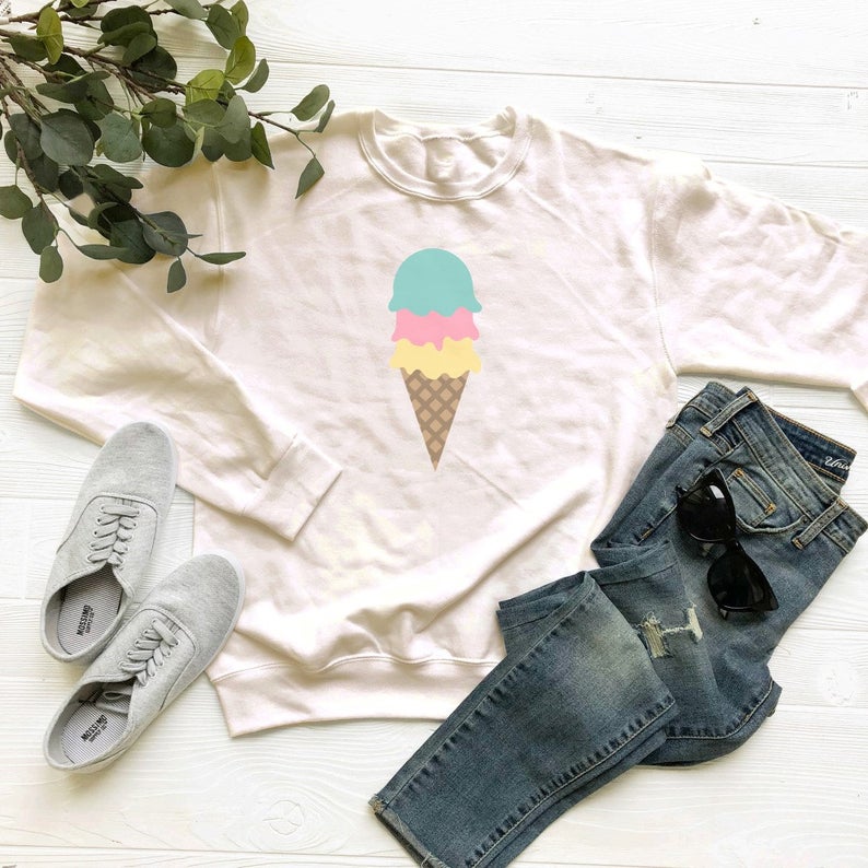 Ice Cream Cone Sweatshirt