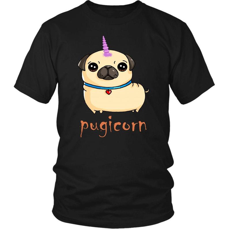 Pugicorn Funny T Shirt