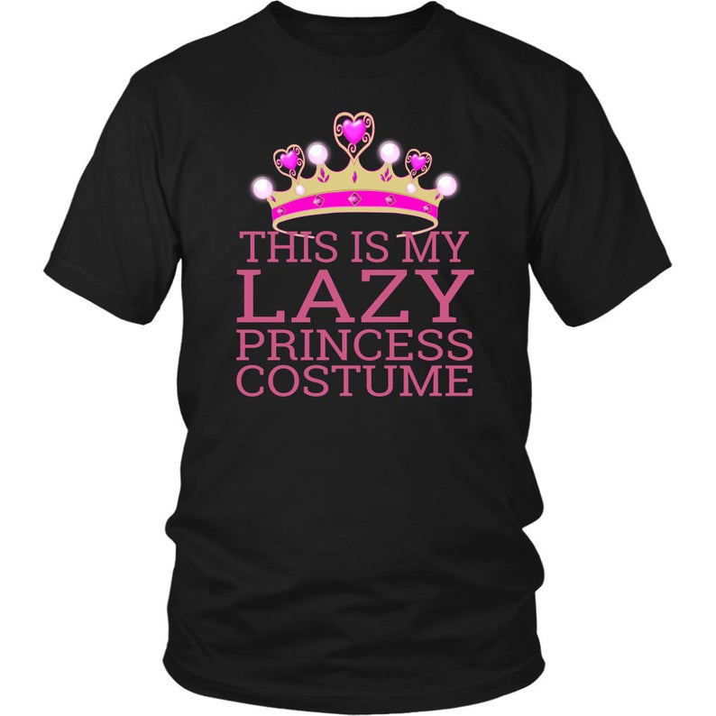 This Is My Lazy Princess Costume Halloween T Shirt