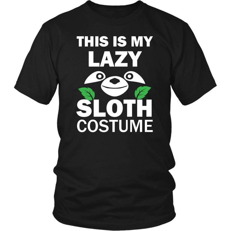 This Is My Lazy Sloth Costume T Shirt