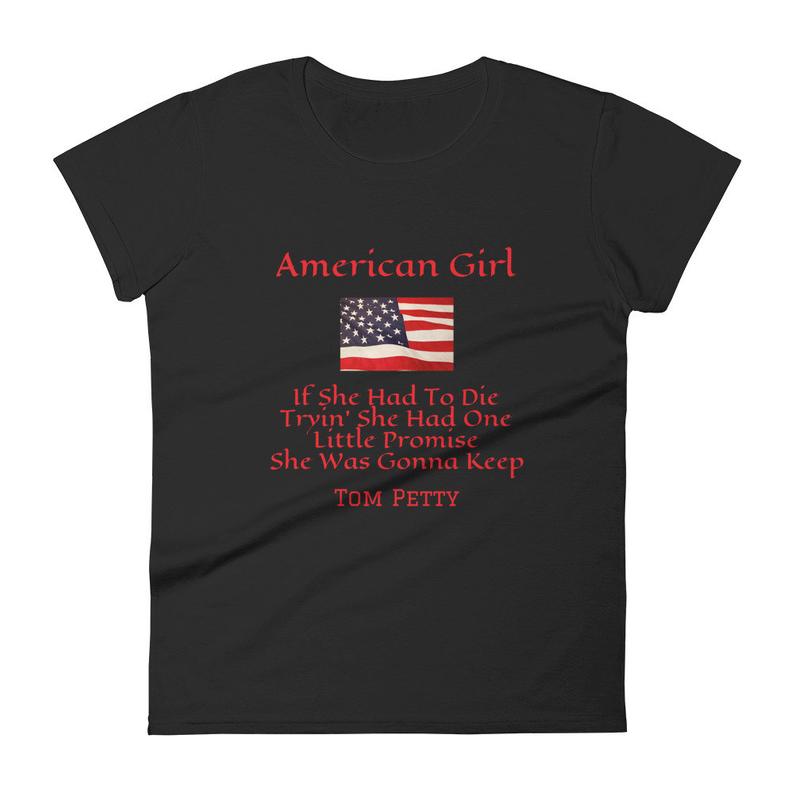 American Girl Tom Petty and the Heartbreakers Rock and Roll T Shirt