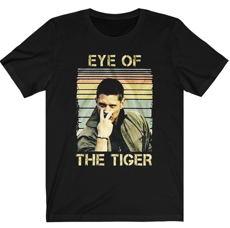 Dean Winchester Supernatural Eye Of The Tiger T Shirt