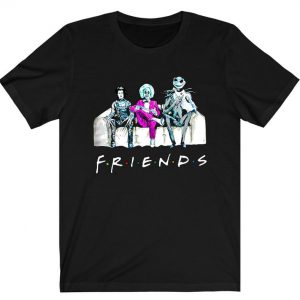 Friends Jack Skellington Barnabas Collins And Joker T Shirt