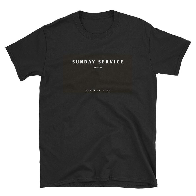 Kanye Jesus Is King Detroit Sunday Service Short-Sleeve Unisex T-Shirt