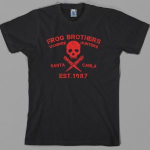 Lost Boys frog brothers vampire hunters santa carla killers 80s movie T Shirt