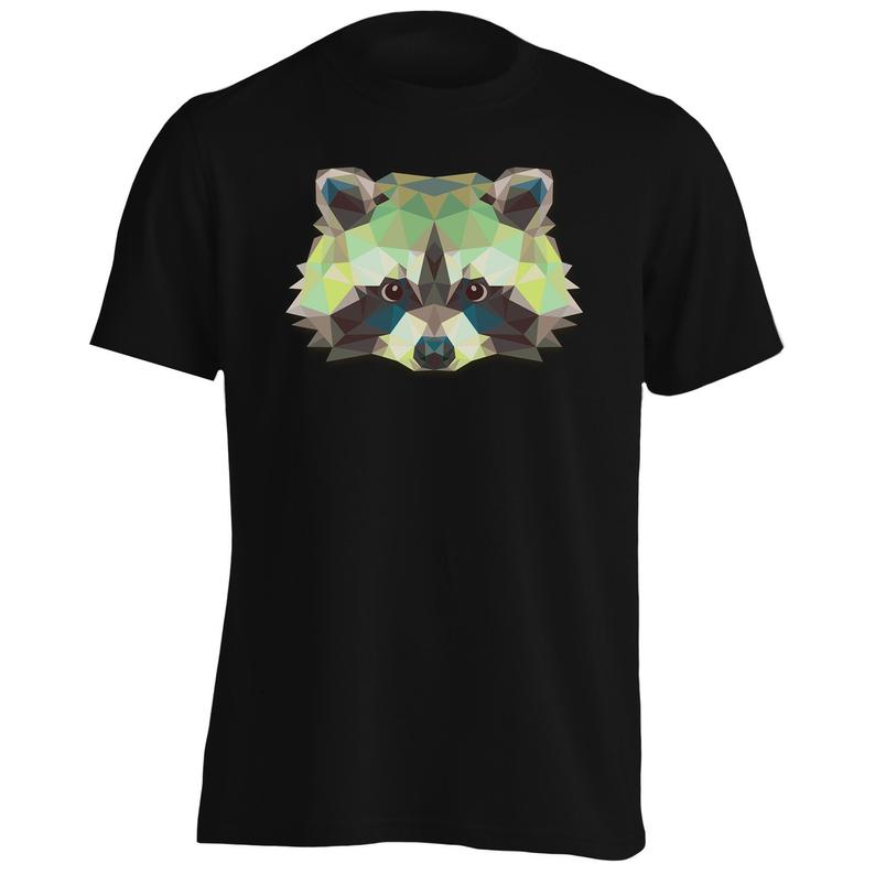 Origami Raccoon Animal Lovers Novelty DaliaHands T-Shirt