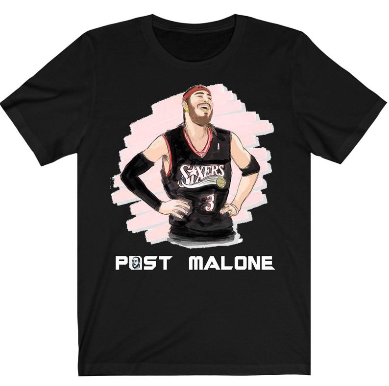 Post Malone Sixers T Shirt